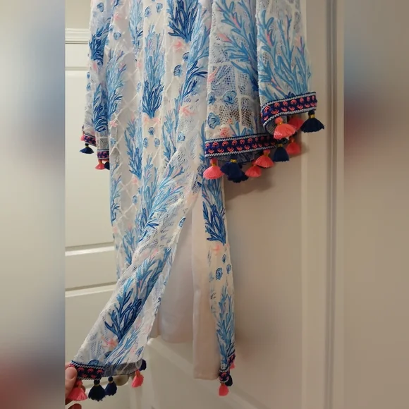 NWT Lilly Pulitzer Coral Romper - Picture 5 of 13